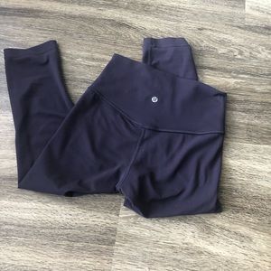 Plum lulu lemon align cropped leggings